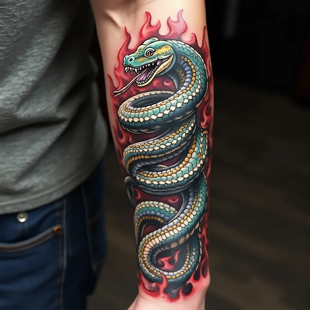 3D Coiling Snake