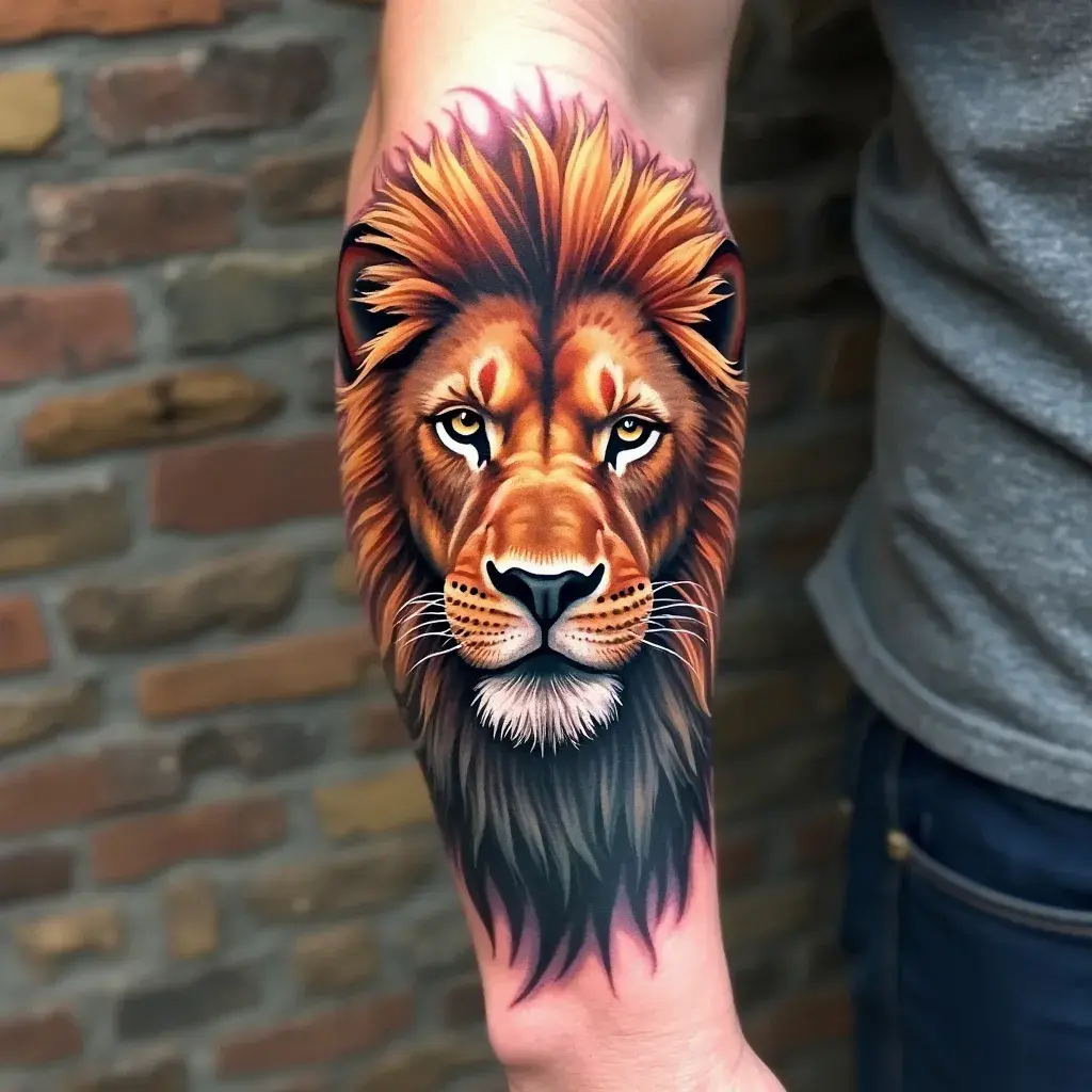 3D Lion Color