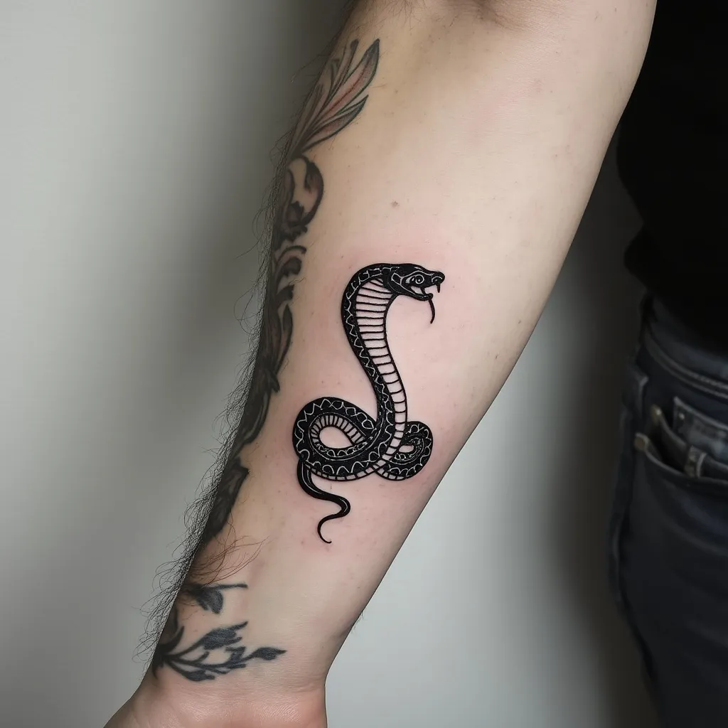 Blackwork Tiny Snake