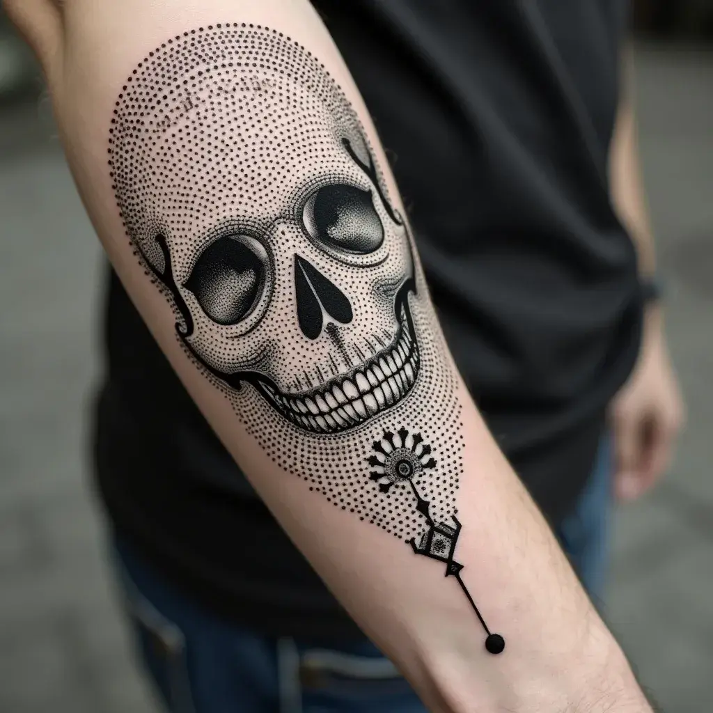 Dotwork Memento Mori Symbols