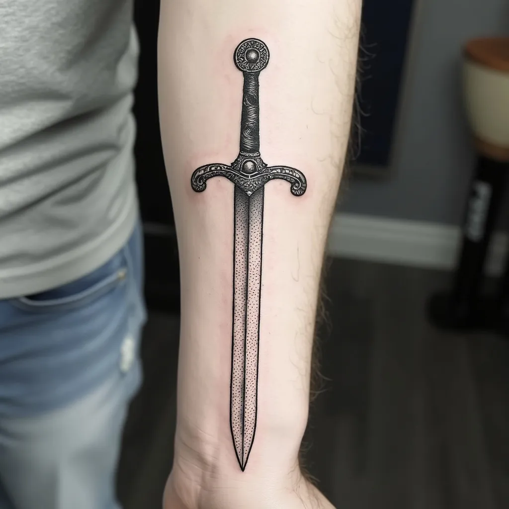 Dotwork Sword