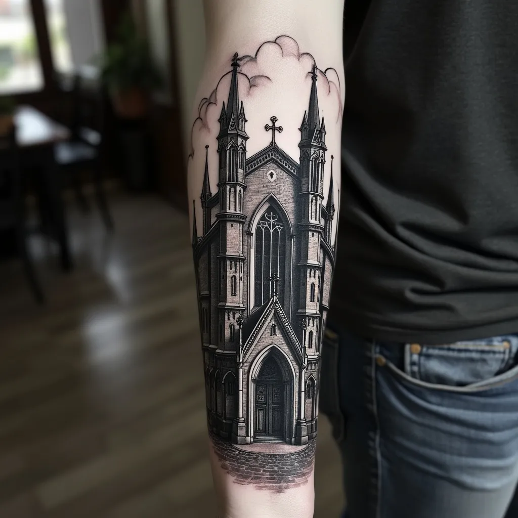 Gothic Church Blackwork