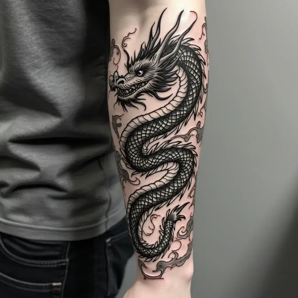 Japanese Dragon Tattoo