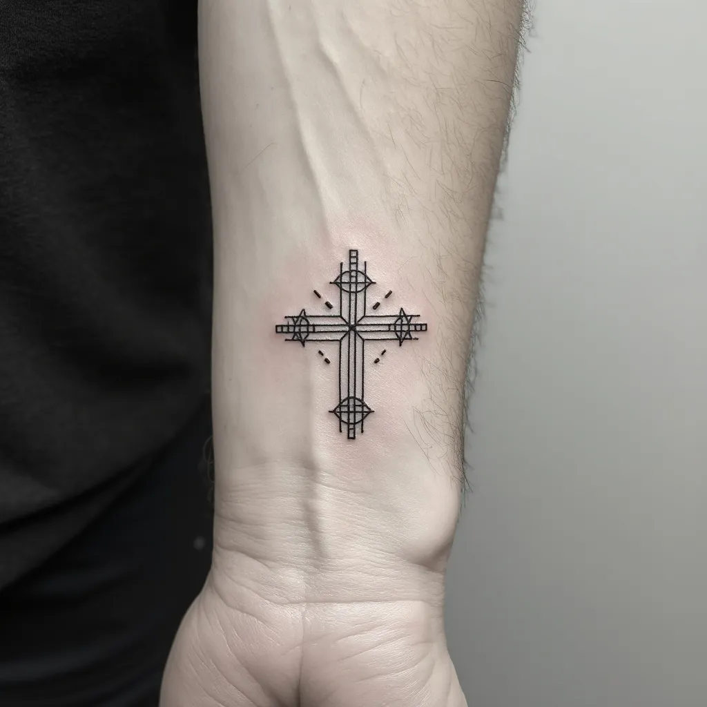 Minimalist Cross within Geometry