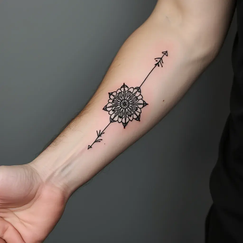 Minimalist Geometric Mandala