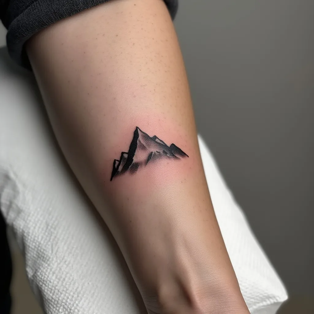 Minimalist Mountain Peak