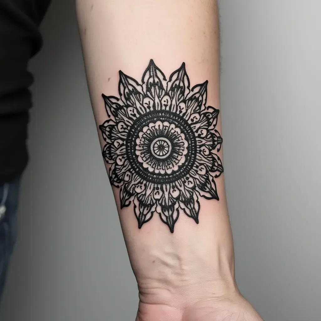 Negative Space Mandala