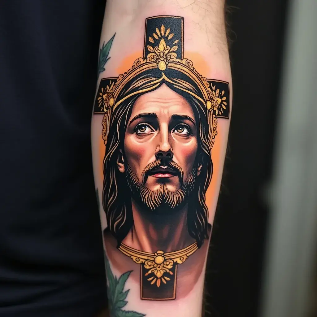 Christ on Cross Portrait