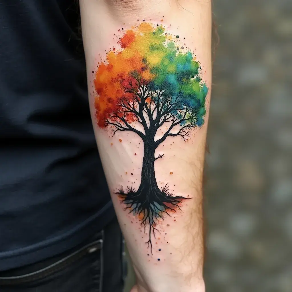 Watercolour Tree